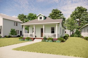 House Design - Exterior - Front Elevation for Craftsman House Plan #936-22 - 3 bed, 2 bath