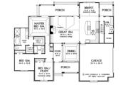 Ranch Style House Plan - 3 Beds 2 Baths 2318 Sq/Ft Plan #929-726 