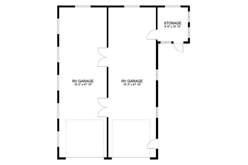 Architectural House Design - Floor Plan - Main Floor for Traditional House Plan #1060-132, 0 bath