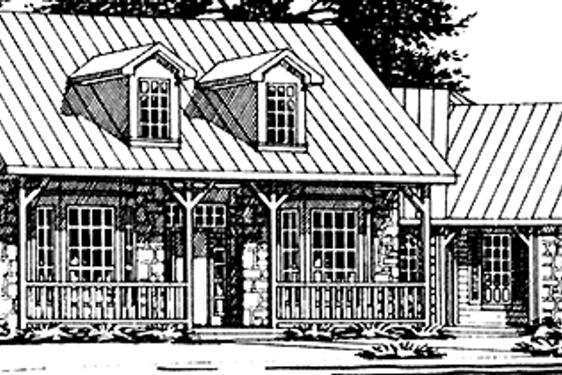 Dream House Plan - Country Exterior - Front Elevation Plan #472-325