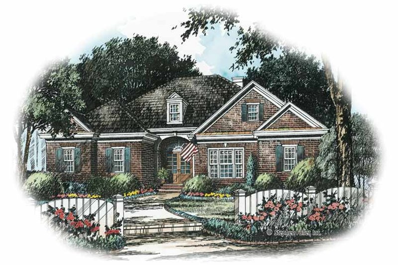 Architectural House Design - Colonial Exterior - Front Elevation Plan #429-246
