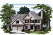 Colonial Style House Plan - 4 Beds 2.5 Baths 2345 Sq/Ft Plan #927-166 