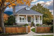 Bungalow Style House Plan - 1 Beds 1 Baths 941 Sq/Ft Plan #137-385 