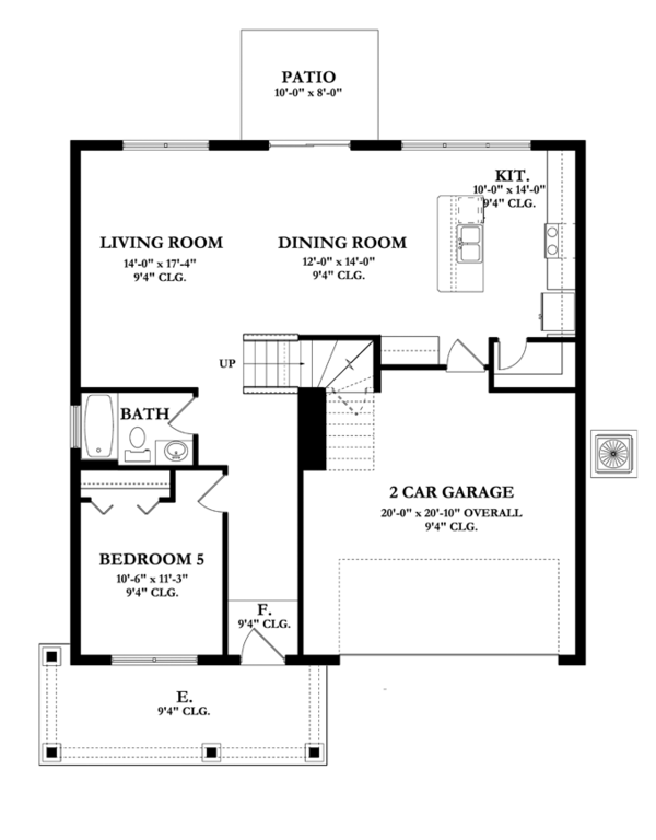 Home Plan - Mediterranean Floor Plan - Main Floor Plan #1058-64
