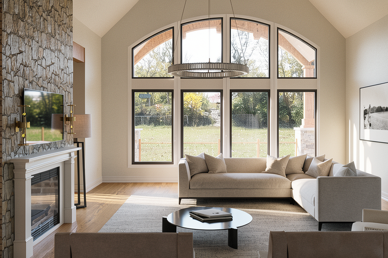 Dream House Plan - Interior - Family Room 1 for Country House Plan #1064-488 - 3 bed, 2.5 bath