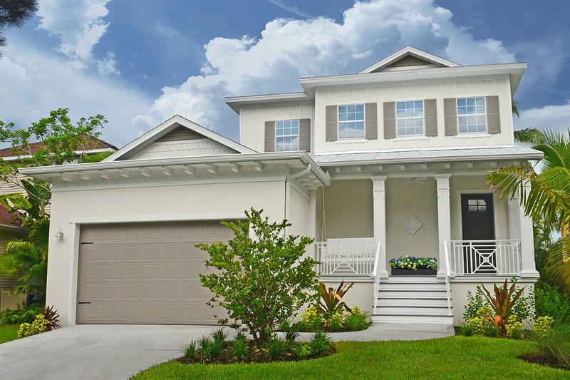 Home Plan - Beach Exterior - Front Elevation Plan #938-108