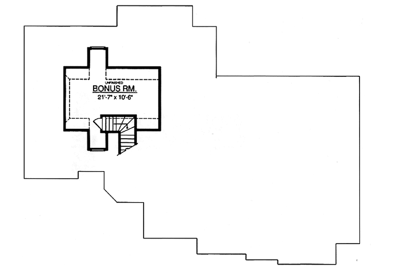 Home Plan - Floor Plan - Upper Floor for Traditional House Plan #40-481 - 4 bed, 2.5 bath