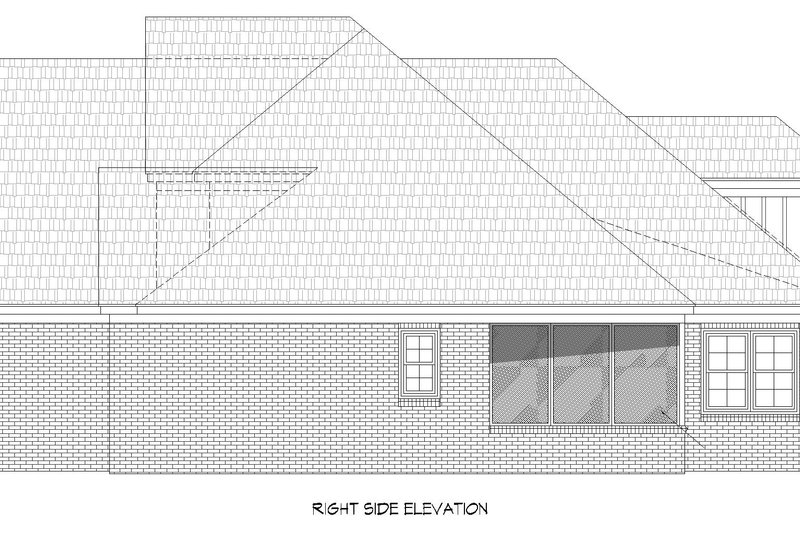 Dream House Plan - Exterior - Other Elevation 1 for Southern House Plan #932-878 - 5 bed, 3.5 bath