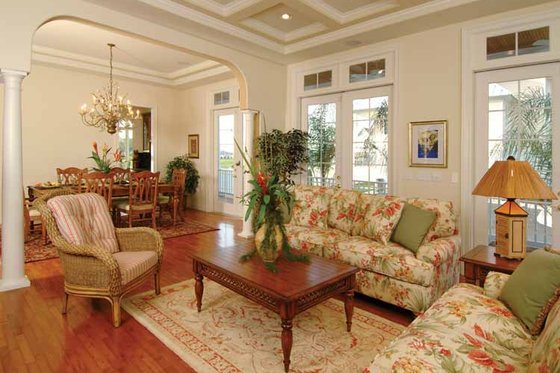 Interior - Family Room for Country House Plan #930-140 - 3 bed, 2.5 bath