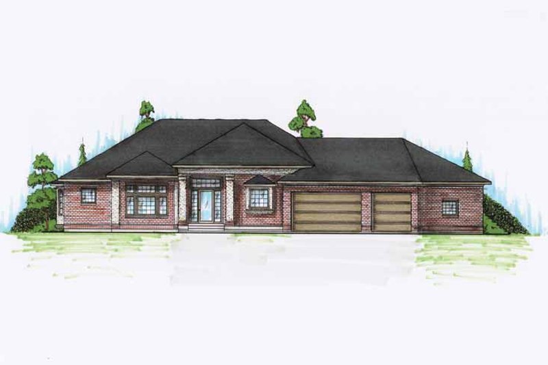Home Plan - European Exterior - Front Elevation Plan #945-121