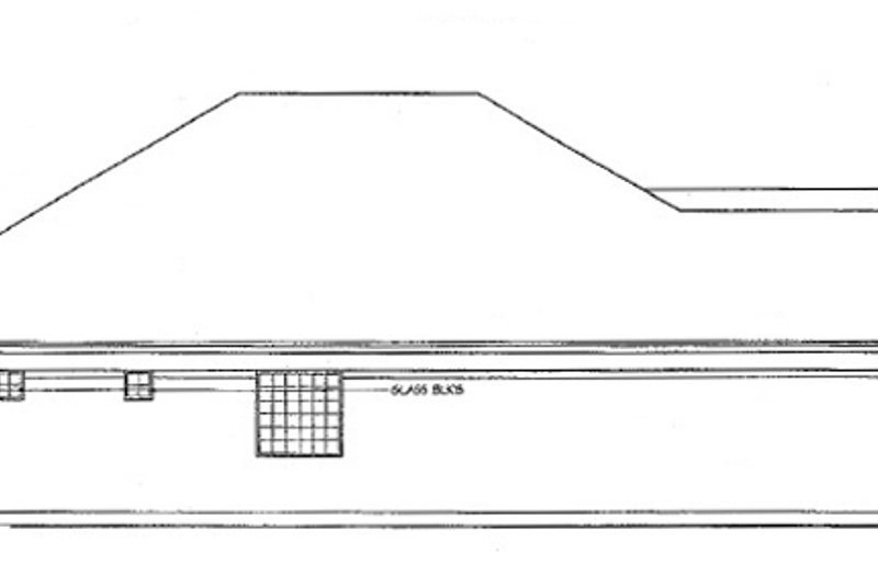 Home Plan - Exterior - Other Elevation 1 for Mediterranean House Plan #472-62 - 2 bed, 2 bath