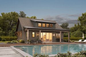 Farmhouse Exterior - Front Elevation Plan #1114-105