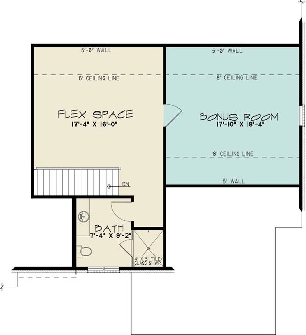 Architectural House Design - Floor Plan - Upper Floor for European House Plan #923-504 - 3 bed, 4.5 bath