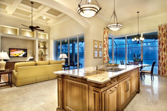 Interior - Kitchen 1 for Mediterranean House Plan #930-446 - 3 bed, 3.5 bath