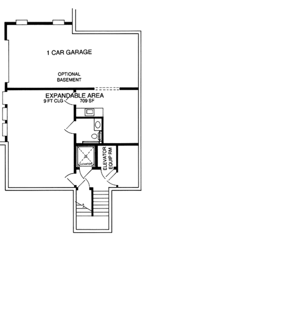 Home Plan - Country Floor Plan - Lower Floor Plan #952-266