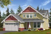 Craftsman Style House Plan - 3 Beds 2.5 Baths 2377 Sq/Ft Plan #132-358 Exterior 