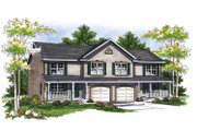 Country Style House Plan - 3 Beds 1.5 Baths 3716 Sq/Ft Plan #70-1405 Exterior 