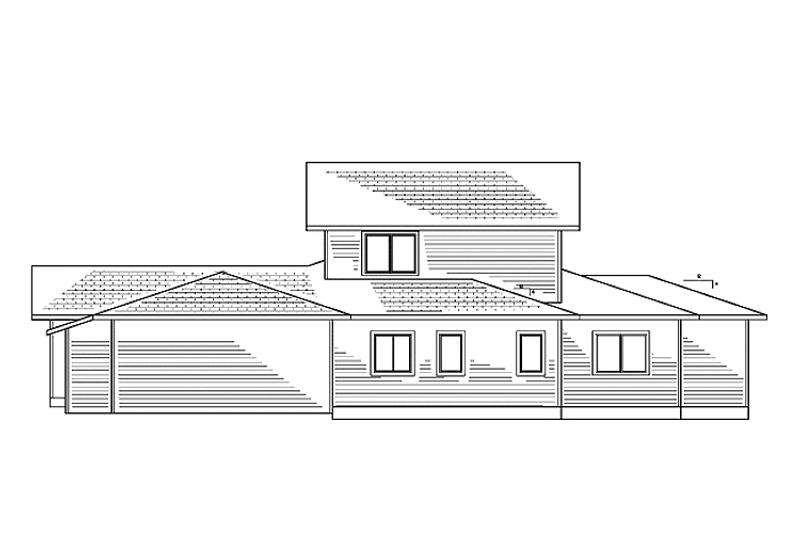 Dream House Plan - Exterior - Rear Elevation 1 for Craftsman House Plan #939-12 - 4 bed, 3.5 bath