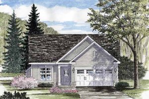 Dream House Plan - Ranch Exterior - Front Elevation Plan #316-253