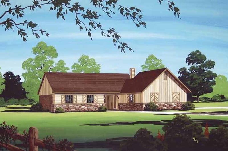 Dream House Plan - Traditional Exterior - Front Elevation Plan #45-400