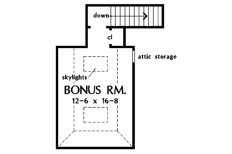 Home Plan - Floor Plan - Other Floor for Ranch House Plan #929-465 - 3 bed, 2 bath