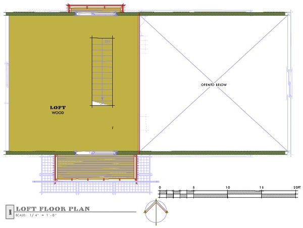 Farmhouse Floor Plan - Upper Floor Plan #450-2