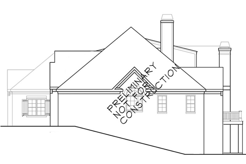 Architectural House Design - Exterior - Other Elevation for European House Plan #927-400 - 4 bed, 4 bath