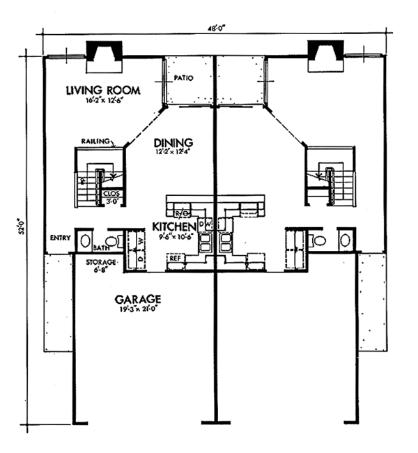 Dream House Plan - Mediterranean Floor Plan - Main Floor Plan #320-1234