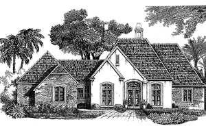 House Design - Country Exterior - Front Elevation Plan #301-119