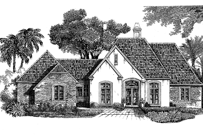 Dream House Plan - Country Exterior - Front Elevation Plan #301-119