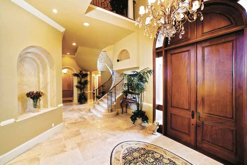 Home Plan - Interior - Entry 1 for Mediterranean House Plan #1017-14 - 5 bed, 5.5 bath