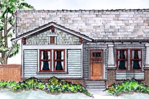 Craftsman Exterior - Front Elevation Plan #410-3562