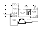 European Style House Plan - 4 Beds 4 Baths 2263 Sq/Ft Plan #929-891 