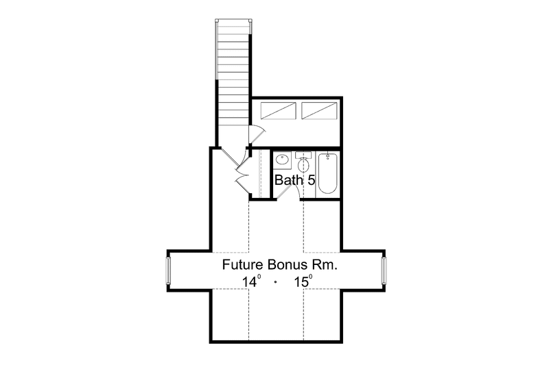 House Blueprint - Floor Plan - Other Floor for Mediterranean House Plan #417-756 - 4 bed, 4 bath