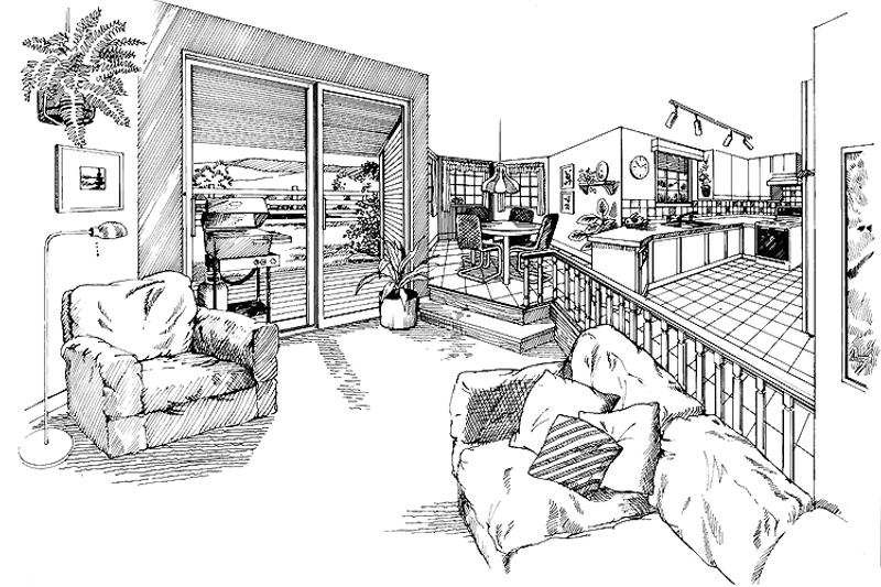 House Blueprint - Interior - Other for Victorian House Plan #47-984 - 3 bed, 2.5 bath