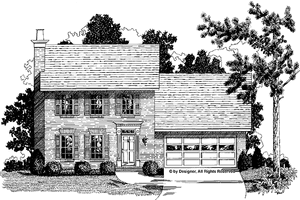 Classical Exterior - Front Elevation Plan #56-652