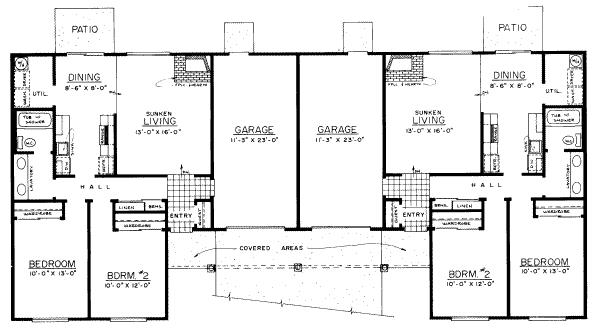 Ranch Floor Plan - Main Floor Plan #303-188