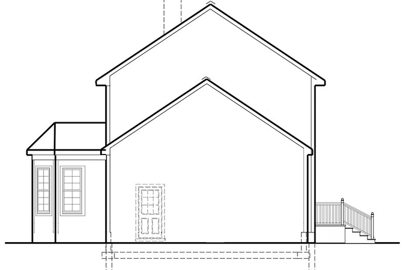 Dream House Plan - Exterior - Other Elevation 1 for Colonial House Plan #1053-74 - 3 bed, 2.5 bath