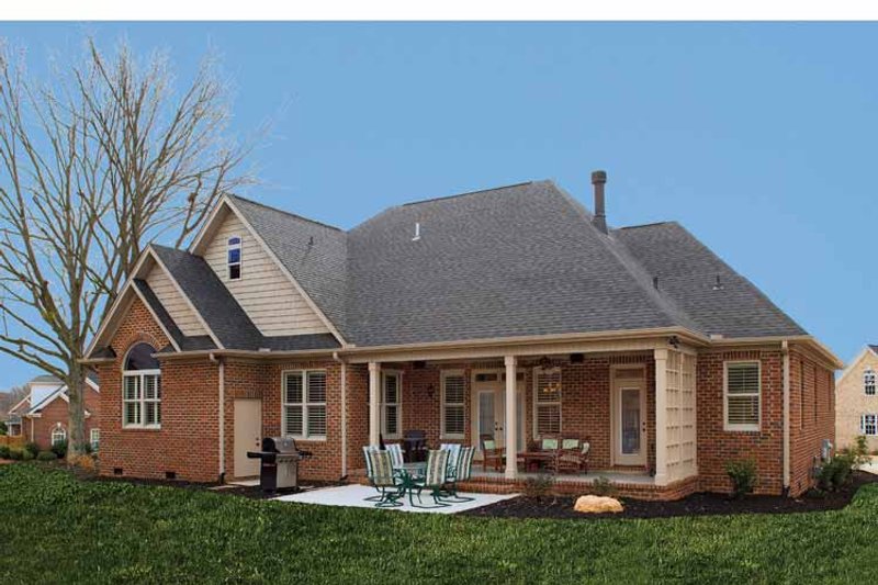Dream House Plan - Exterior - Rear Elevation for Country House Plan #929-542 - 3 bed, 2 bath