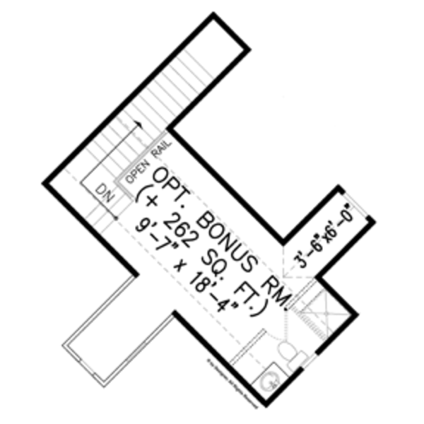 Home Plan - Craftsman Floor Plan - Other Floor Plan #54-368