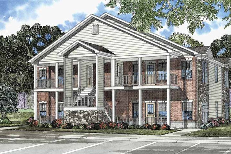 Dream House Plan - Classical Exterior - Front Elevation Plan #17-3141