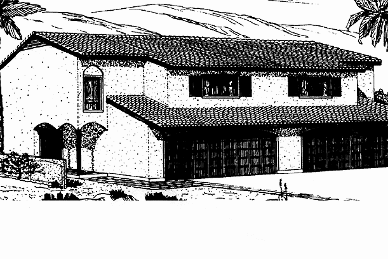 Dream House Plan - Prairie Exterior - Front Elevation Plan #320-1233