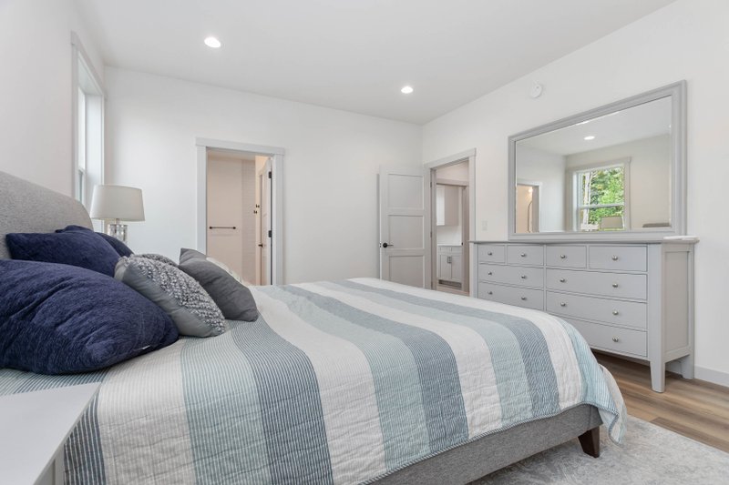 House Blueprint - Interior - Master Bedroom 1 for Contemporary House Plan #1070-273 - 4 bed, 2.5 bath