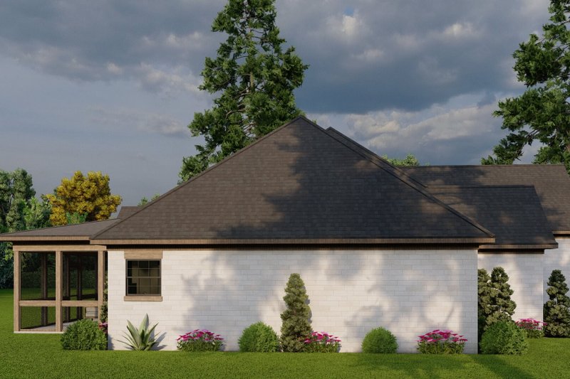 Architectural House Design - Exterior - Other Elevation 4 for Traditional House Plan #923-37 - 4 bed, 3 bath