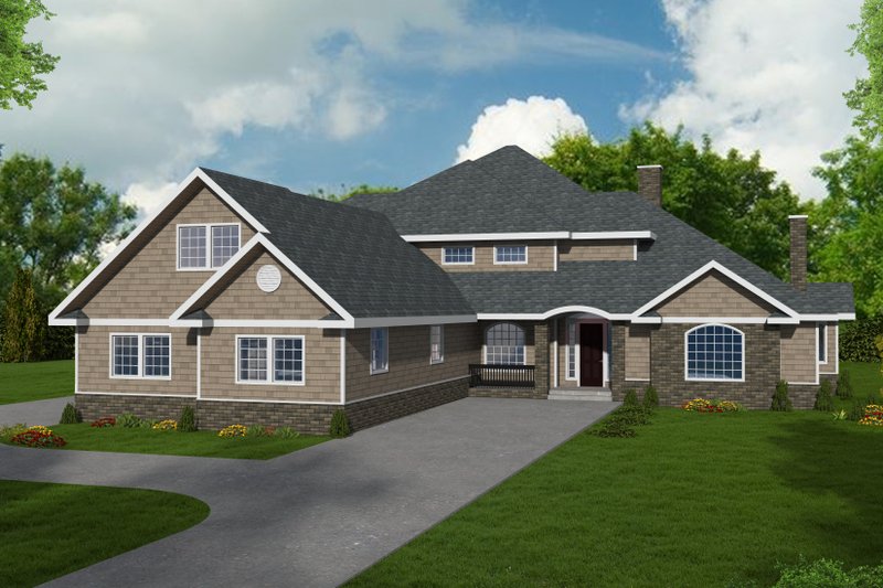 House Design - Modern Exterior - Front Elevation Plan #117-426