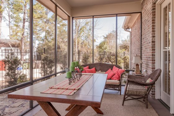 Exterior - Outdoor Living for European House Plan #430-168 - 3 bed, 2 bath