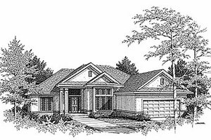 Exterior - Front Elevation Plan #70-213