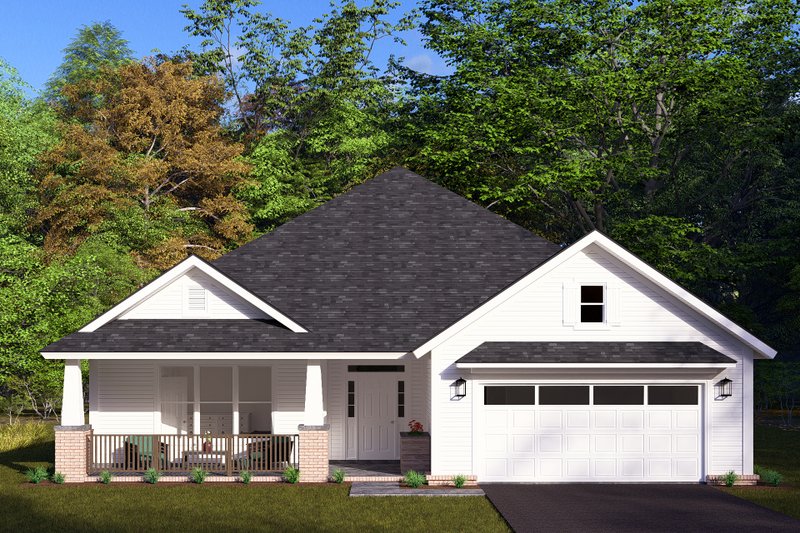 House Design - Cottage Exterior - Front Elevation Plan #513-2174