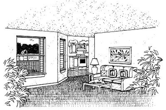 Exterior - Other Elevation for Beach House Plan #417-123 - 4 bed, 2 bath