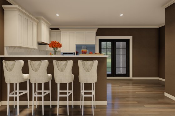 Interior - Kitchen 1 for European House Plan #17-2525 - 2 bed, 2.5 bath